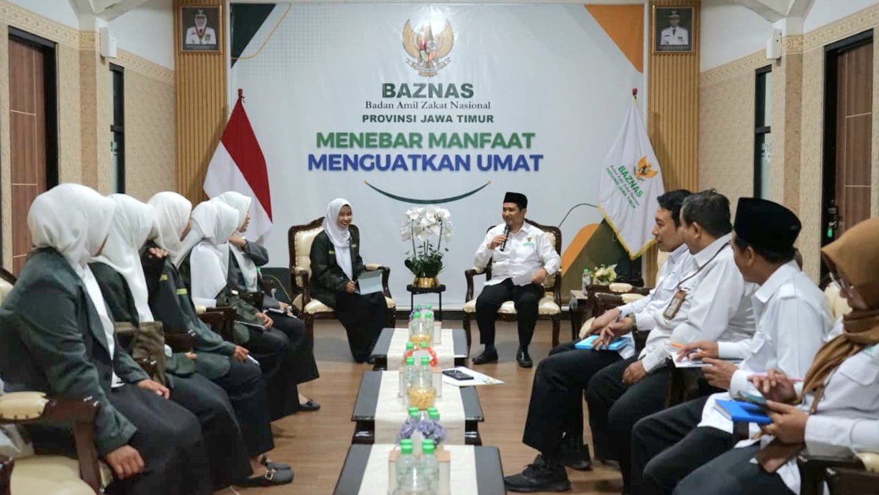 BAZNAS Jatim Bahas Dukungan Pemberdayaan Pelajar Berpotensi bersama IPPNU Jatim